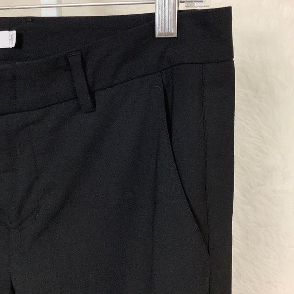 Vince Black Wool Blend Side Strapping Pants 8 - Picture 2 of 7